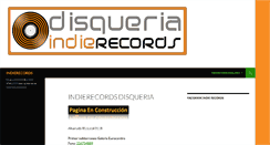 Desktop Screenshot of indierecords.cl