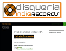 Tablet Screenshot of indierecords.cl